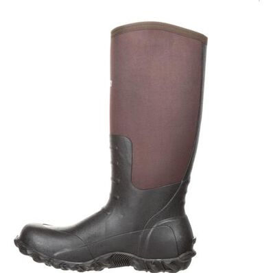 Rocky Core Brown Rubber Waterproof Outdoor Boot, , large