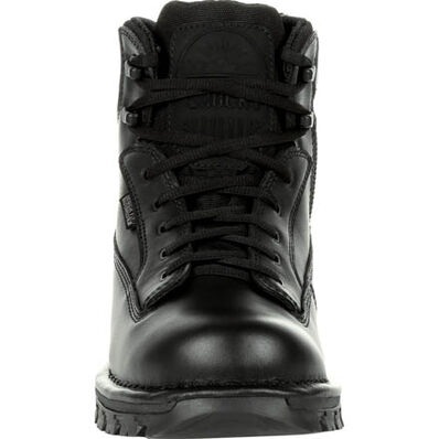 Rocky Women's Portland 6" Black Side Zip Waterproof Public Service Boot, , large