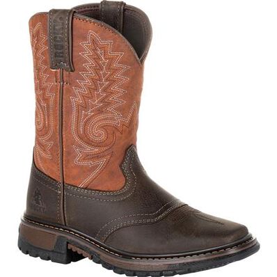 Rocky Big Kids' Ride FLX Western Boot, , large