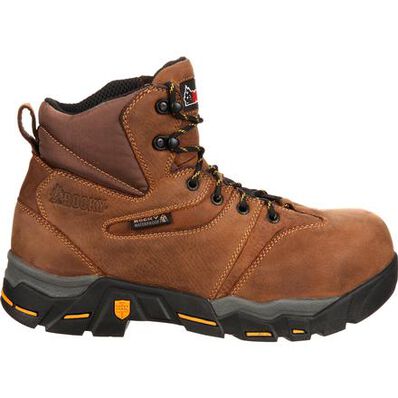 Rocky Nail Guard Steel Toe Puncture-Resistant Waterproof Work Boot, , large