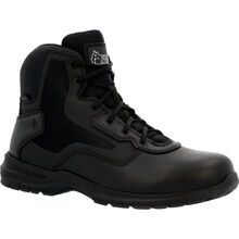 Rocky Cadet 6" Black Side Zip Public Service Boot