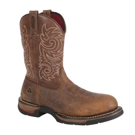 RW025 Rocky Long Range Waterproof Carbon Fiber Toe Western Work Boots