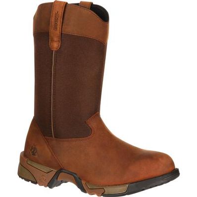 Rocky Aztec Women's Steel Toe Pull-on Boot, , large