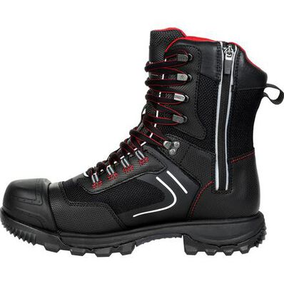 Rocky XO-Toe Composite Toe PR Waterproof 8" Side Zip Work Boot, , large