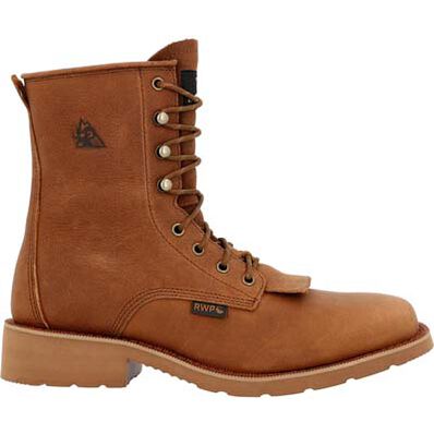 Rocky MonoCrepe 8” Waterproof Western Boot, , large