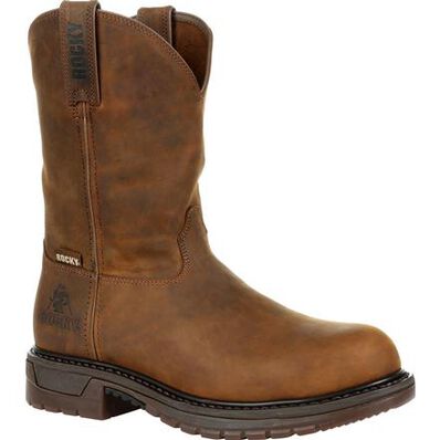 Rocky Original Ride Steel Toe Western Boot, , large