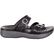 4EurSole Golden Day Women's Black Leather Slide, , large