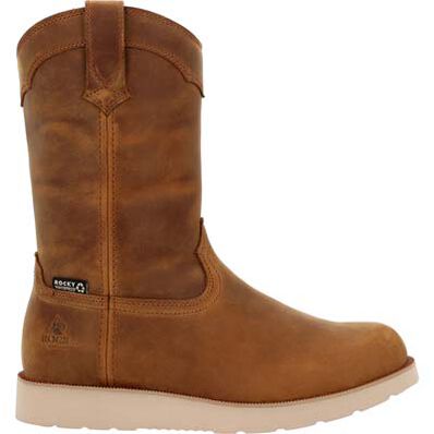 Rocky MonoCrepe Wedge 11” Waterproof Work Boots, , large