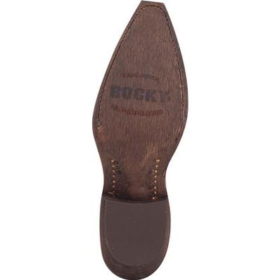 Rocky HandHewn Women's Snip Toe Western Boot, , large
