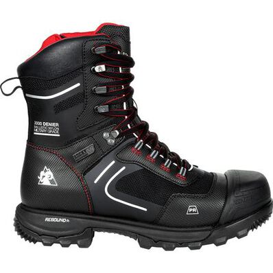 Rocky XO-Toe Composite Toe PR Waterproof 8" Side Zip Work Boot, , large