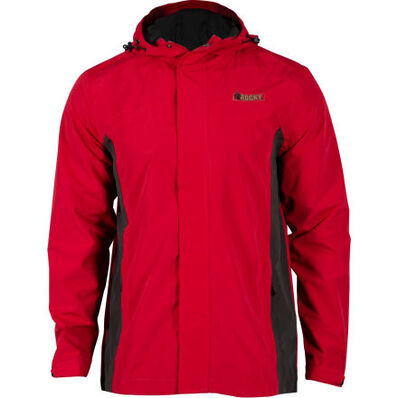 Rocky ProHunter Rain Jacket with Hood, Biking Red, large