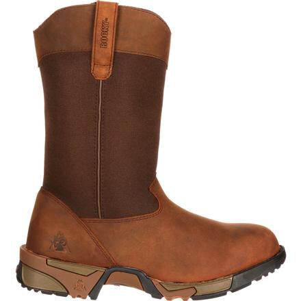 Rocky Women s Aztec Brown Pull On Work Boots RKK0135