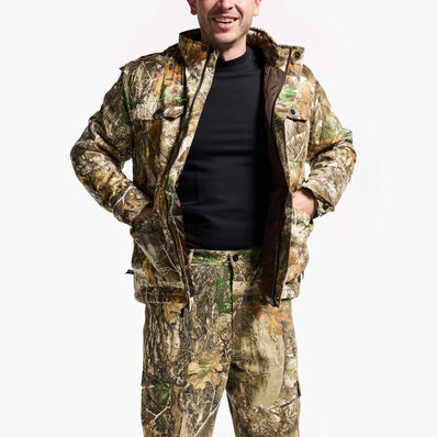 Rocky Waterproof Hunting Jacket with Scent IQ Atomic, Realtree Edge, large