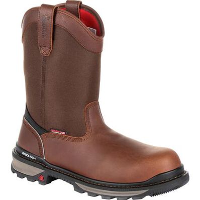Rocky Rams Horn Waterproof Composite Toe Pull-On Work Boot, , large