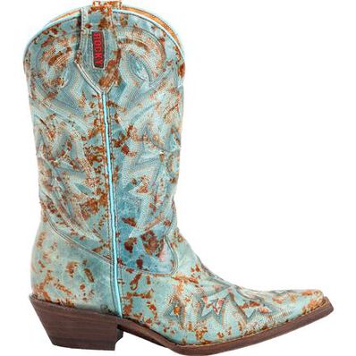 Rocky HandHewn Women's Snip Toe Western Boot, , large