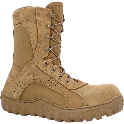 Side zip tactical boots with safety toe cheap