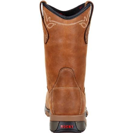 Women's work boots pull on deals