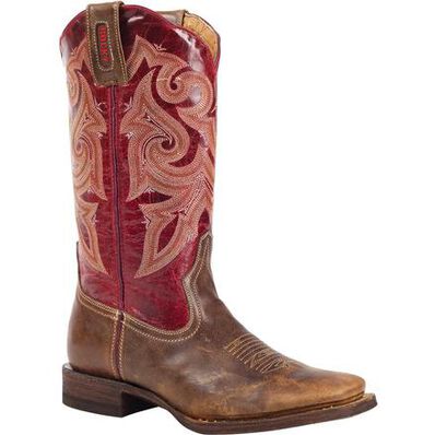 Rocky HandHewn Women's Square Toe Western Boot, , large