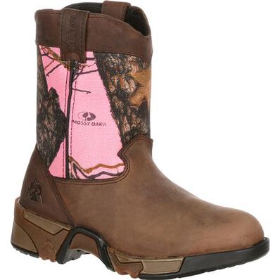 Rocky Little Kid Aztec Pull-On Wellington Boot, , large