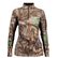 Rocky Women's SilentHunter 1/4 Zip Camo Shirt, Realtree Edge, large