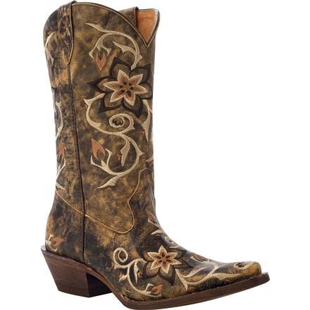 Rocky Women s HandHewn Snip Toe Western Boot