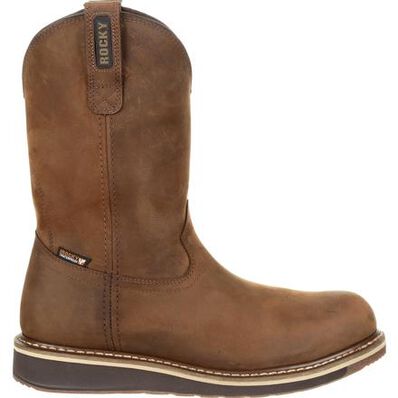 Rocky Cody Steel Toe Waterproof Brown Western Boot, , large