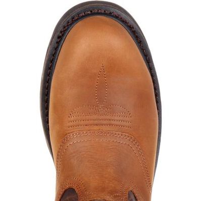 men's skull western boots composite toe
