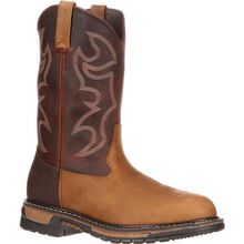 Rocky Original Ride Branson Roper Steel Toe Western Boots