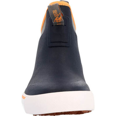 Rocky Big Kids Dry-Strike Waterproof Navy & Orange Deck Boot