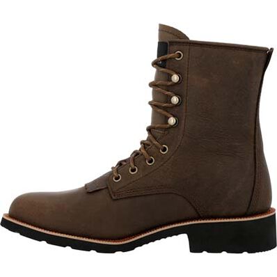 Rocky MonoCrepe 8” Steel Toe Western Boot, , large