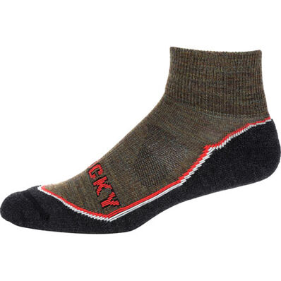 Rocky Outback Hiking Quarter Sock, Loden(Green), large Rocky Outback Hiking Quarter Sock, Loden(Green), large