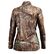 Rocky Women's SilentHunter 1/4 Zip Camo Shirt, Realtree Edge, large