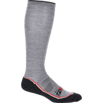 Rocky Outback Hiking Over the Calf Sock, JET, large