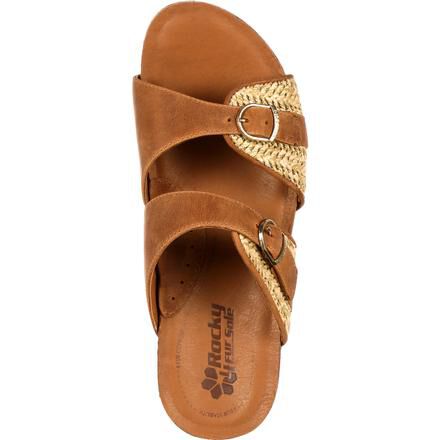 Rocky 4EurSole Golden Day Women s Comfort Tan Slide Shoe