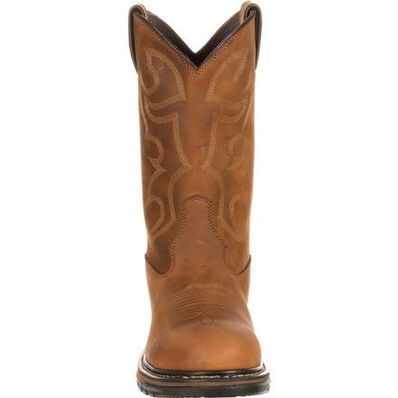 Rocky Original Ride Branson Steel Toe Waterproof Western Boots, , large
