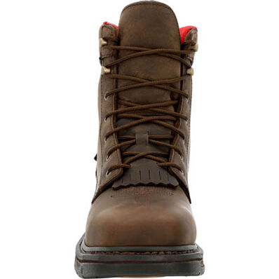 Rocky Iron Skull: Composite Toe Waterproof Lacer Western Boot, RKW0361