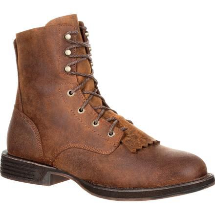 Steel toe lace up cowboy boots on sale