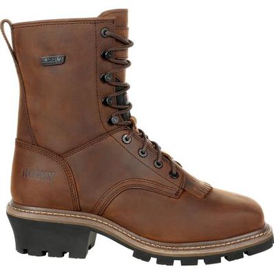 Rocky Square Toe Logger 400G Insulated Composite Toe Waterproof Work Boot, , large