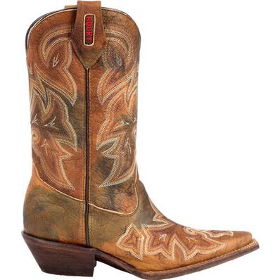 Rocky HandHewn Women's Snip Toe Western Boot, , large