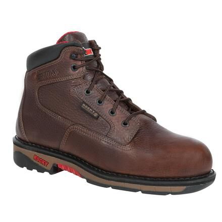 6 Rocky Ride Steel Toe Waterproof Work Boot Style RL014