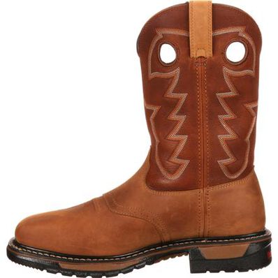 Rocky Original Ride Steel Toe Waterproof Western Boot, , large