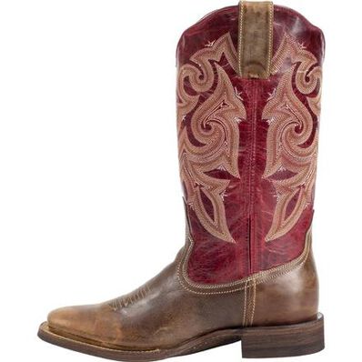 Rocky HandHewn Women's Square Toe Western Boot, , large