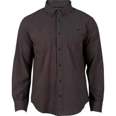 Rocky Worksmart Button Down Work Shirt, Cobalt, large