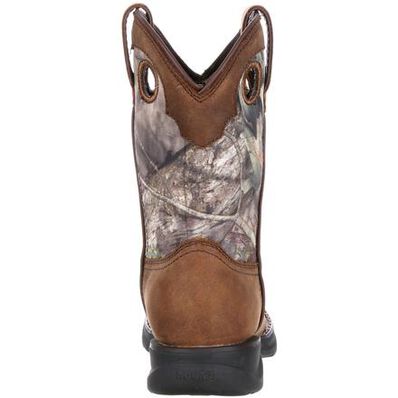 Rocky LT Big Kids' Waterproof Camo Western Boot, , large