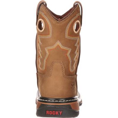 Rocky Ride Big Kid Saddle Western Boot, , large