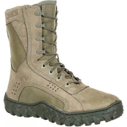 women's sage green military boots