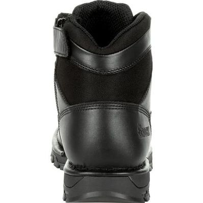 Rocky Portland 6" Black Side Zip Waterproof Public Service Boot, , large