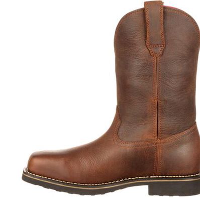 Rocky WorkMax Waterproof Pull-On Work Boot, , large