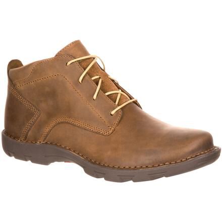 Men's Brown Leather Western Lacer Boot