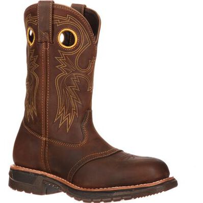 Rocky Original Ride Steel Toe Western Work Boot, , large